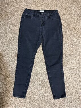 Kensie Dark Black Skinny Jeans